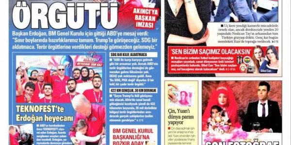 Günün Ulusal Gazete Manşetleri - 22 09 2019