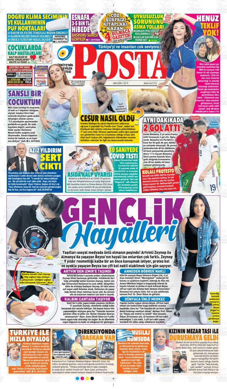 Günün Ulusal Gazete Manşetleri - 26 06 2021 14