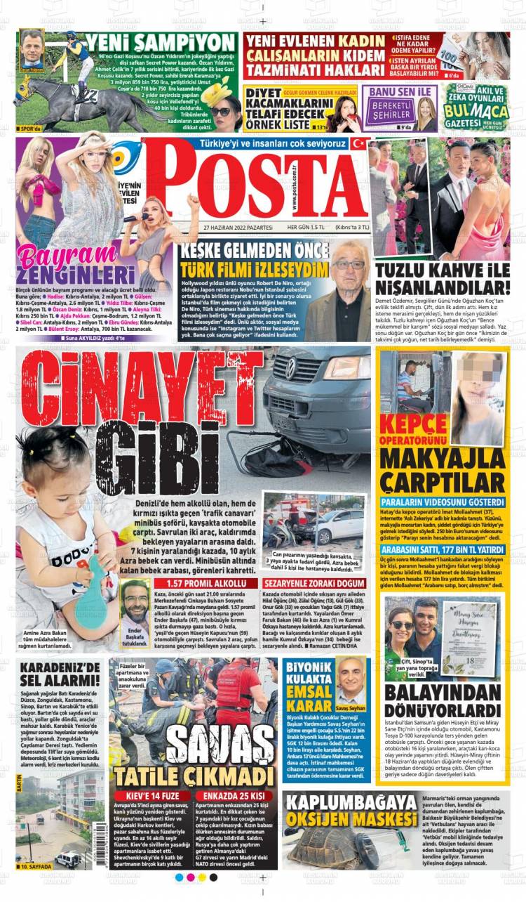 Günün Ulusal Gazete Manşetleri - 28 06 2022 14