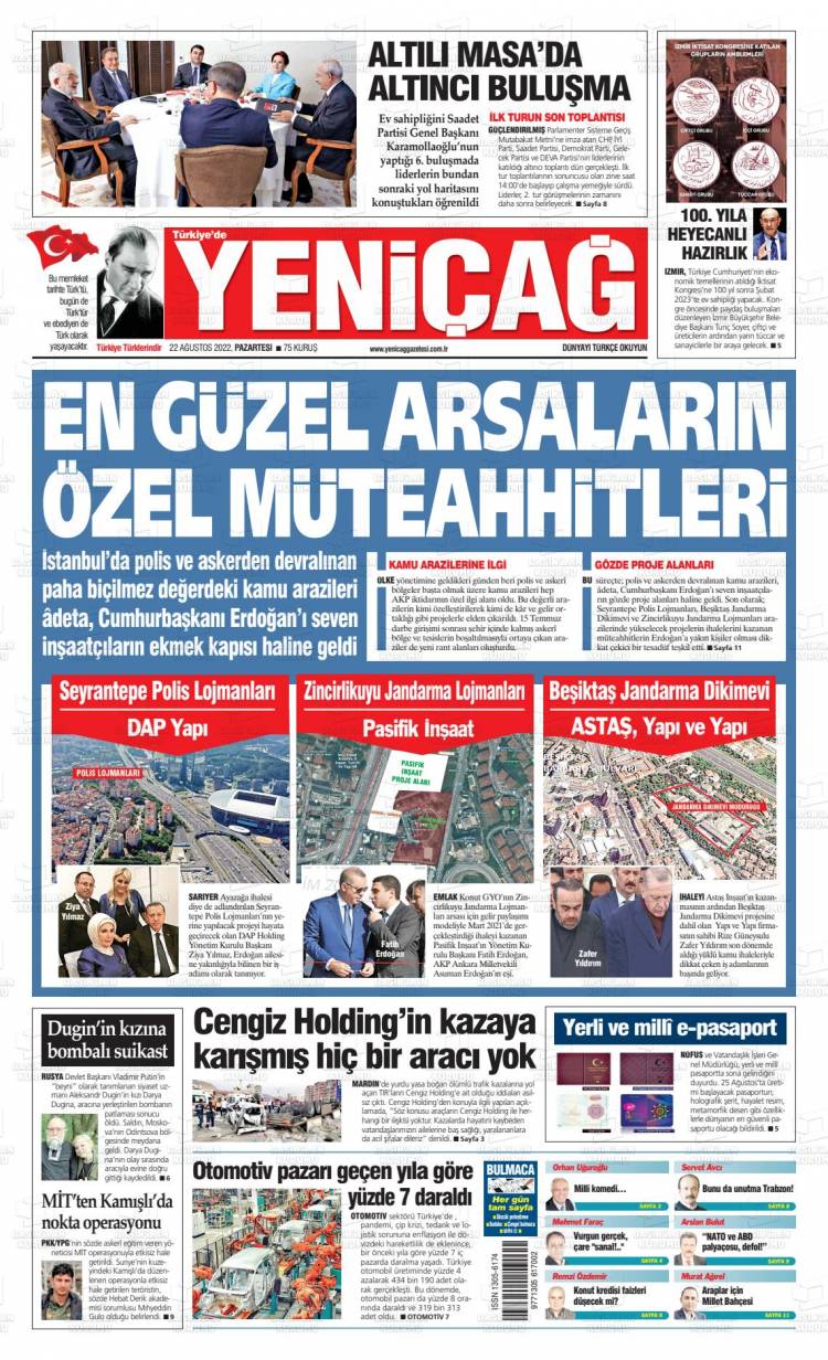 Günün Ulusal Gazete Manşetleri - 23 08 2022 21