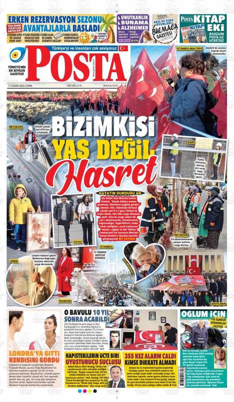 Günün Ulusal Gazete Manşetleri - 12 11 2022 14