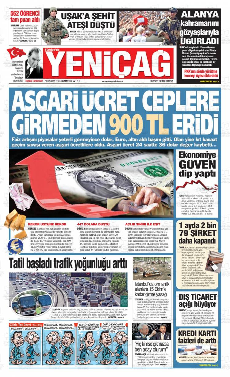 Günün Ulusal Gazete Manşetleri - 25 06 2023 21