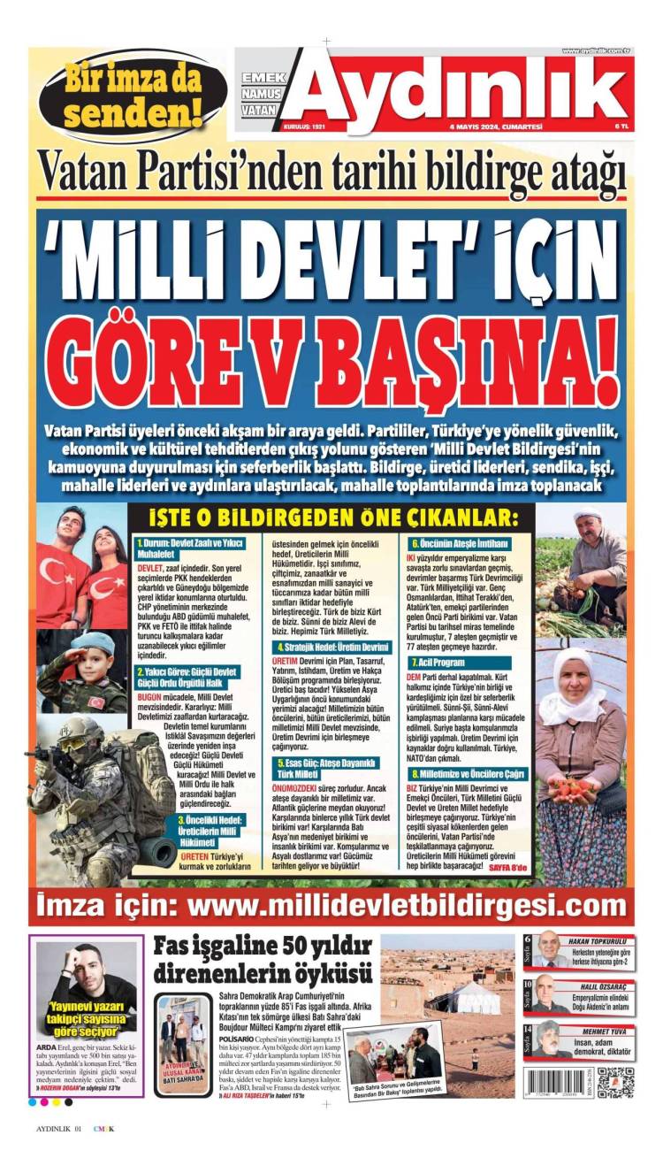 Günün Ulusal Gazete Manşetleri - 04 05 2024 3