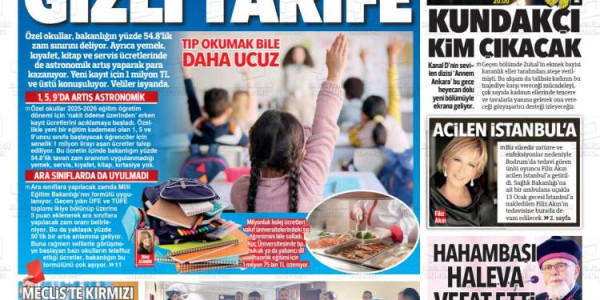 Günün Ulusal Gazete Manşetleri - 16 01 2025