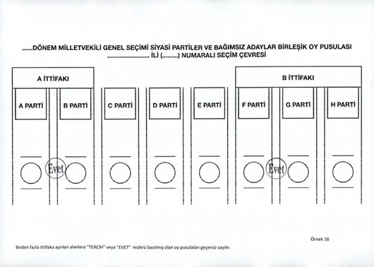 Hangi oylar geçerli hangi oylar geçersiz sayılacak 18