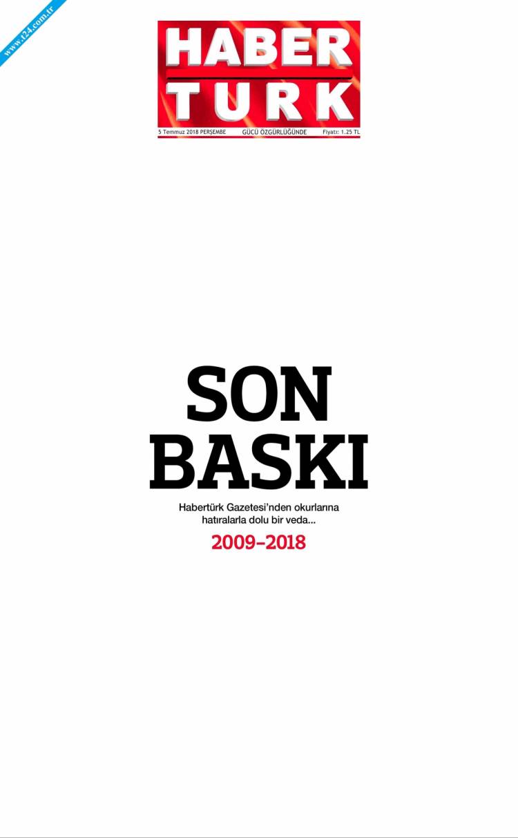 Günün Ulusal Gazete Manşetleri - 19 07 2018 7