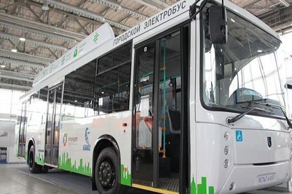 Rus malı elektrikli otobüs geldi