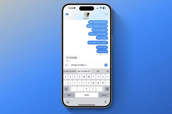 Apple'ın iOS 18'i telefona "matematik ve dönüşüm" desteği getirdi