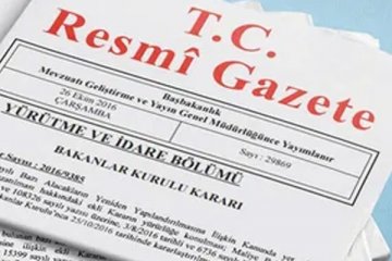 Resmi Gazete'de bugün 02.12.2021